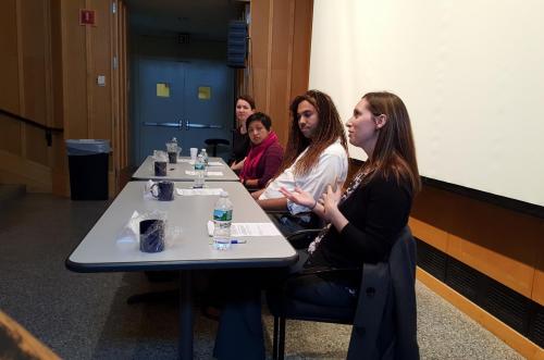 'Careers in Academia' panelists discussing their positions